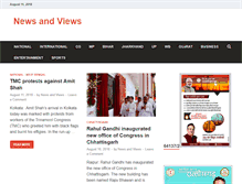 Tablet Screenshot of newsandviews.in
